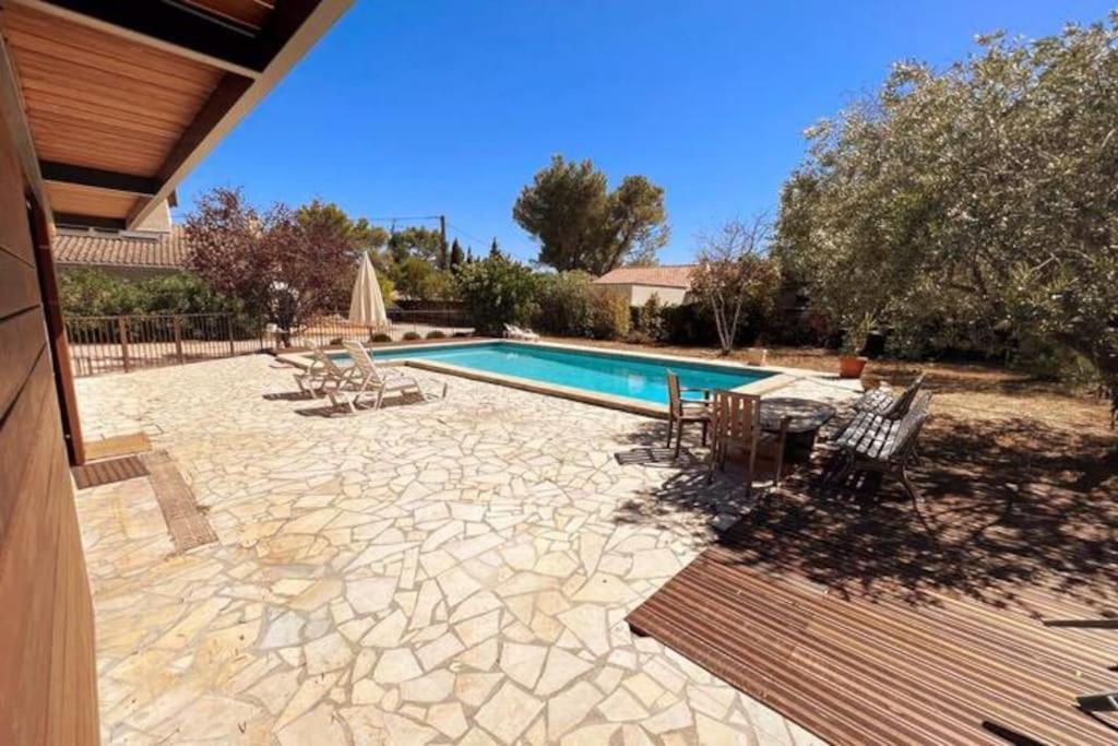 Apartamento Petit Terme - Piscine - Clim - Parking Les Angles  Exterior foto