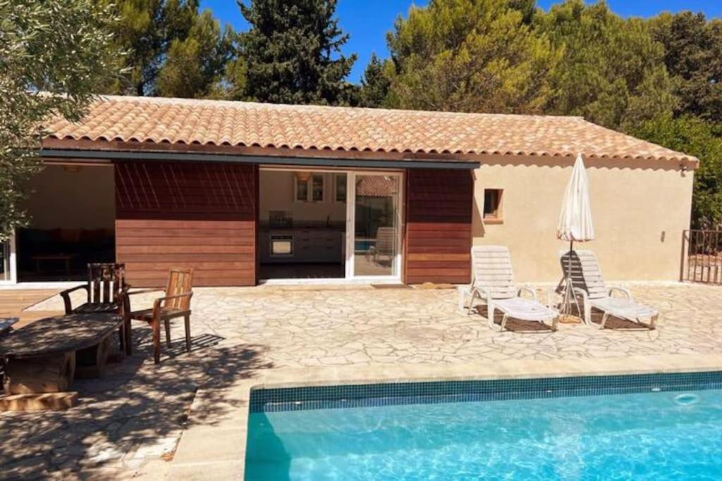 Apartamento Petit Terme - Piscine - Clim - Parking Les Angles  Exterior foto