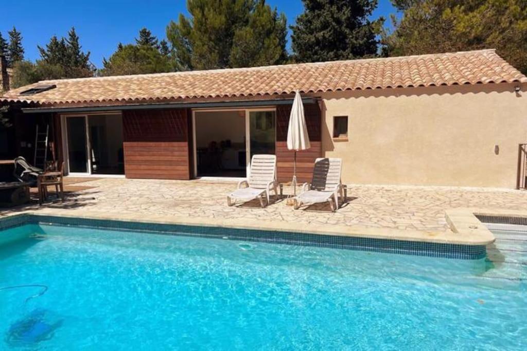 Apartamento Petit Terme - Piscine - Clim - Parking Les Angles  Exterior foto